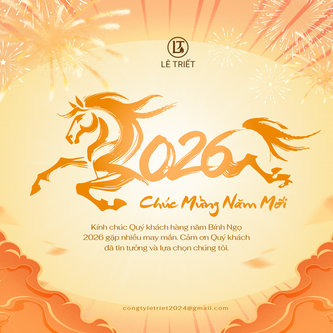 Chúc mừng năm mới Bính Ngọ 2026 - Lê Triết Mall